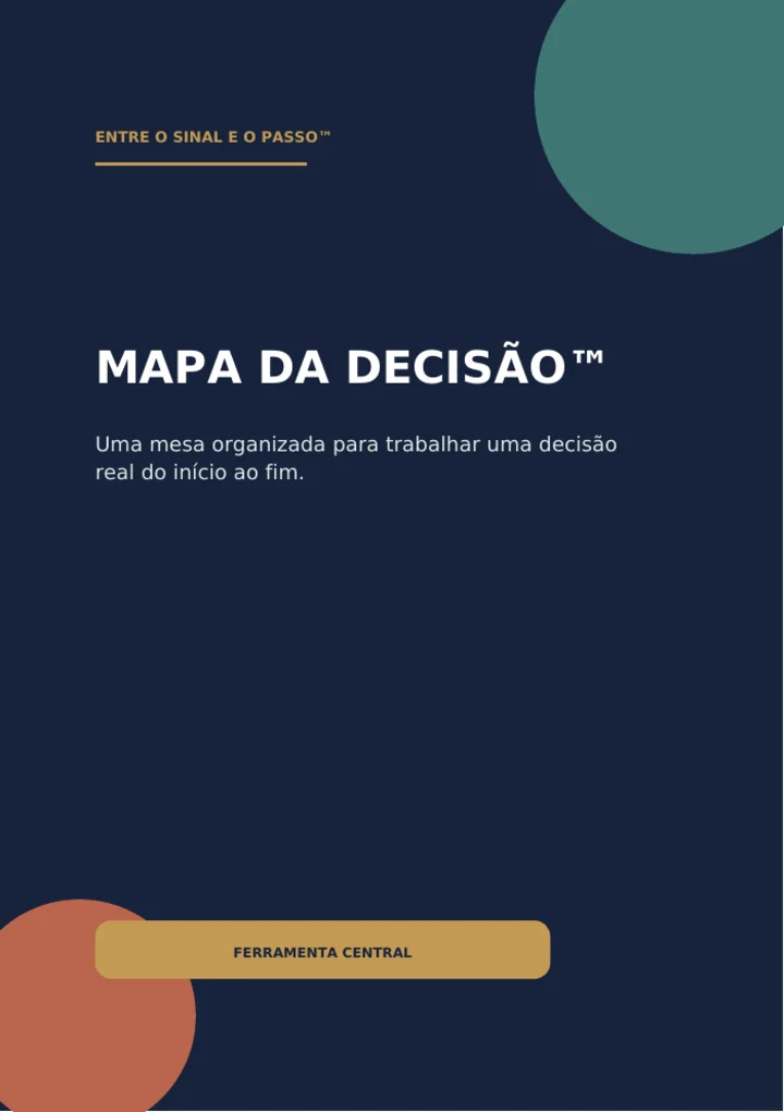 Capa do Mapa da Decisão
