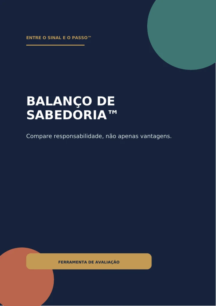 Capa Balanço de Sabedoria
