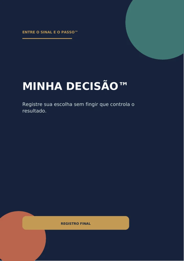 Capa Minha Decisão
